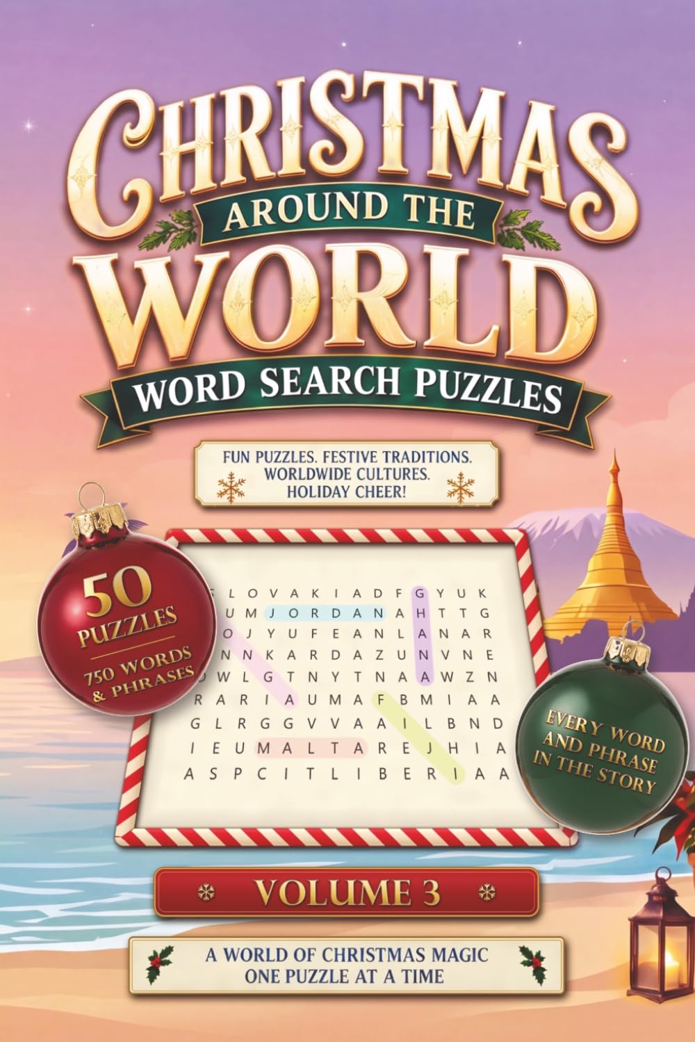 Christmas Around the World Word Search Puzzles, Volume 3