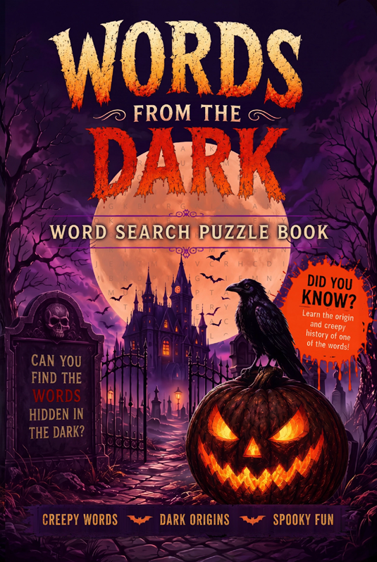 Words from the Dark Word Search Puzzle Book